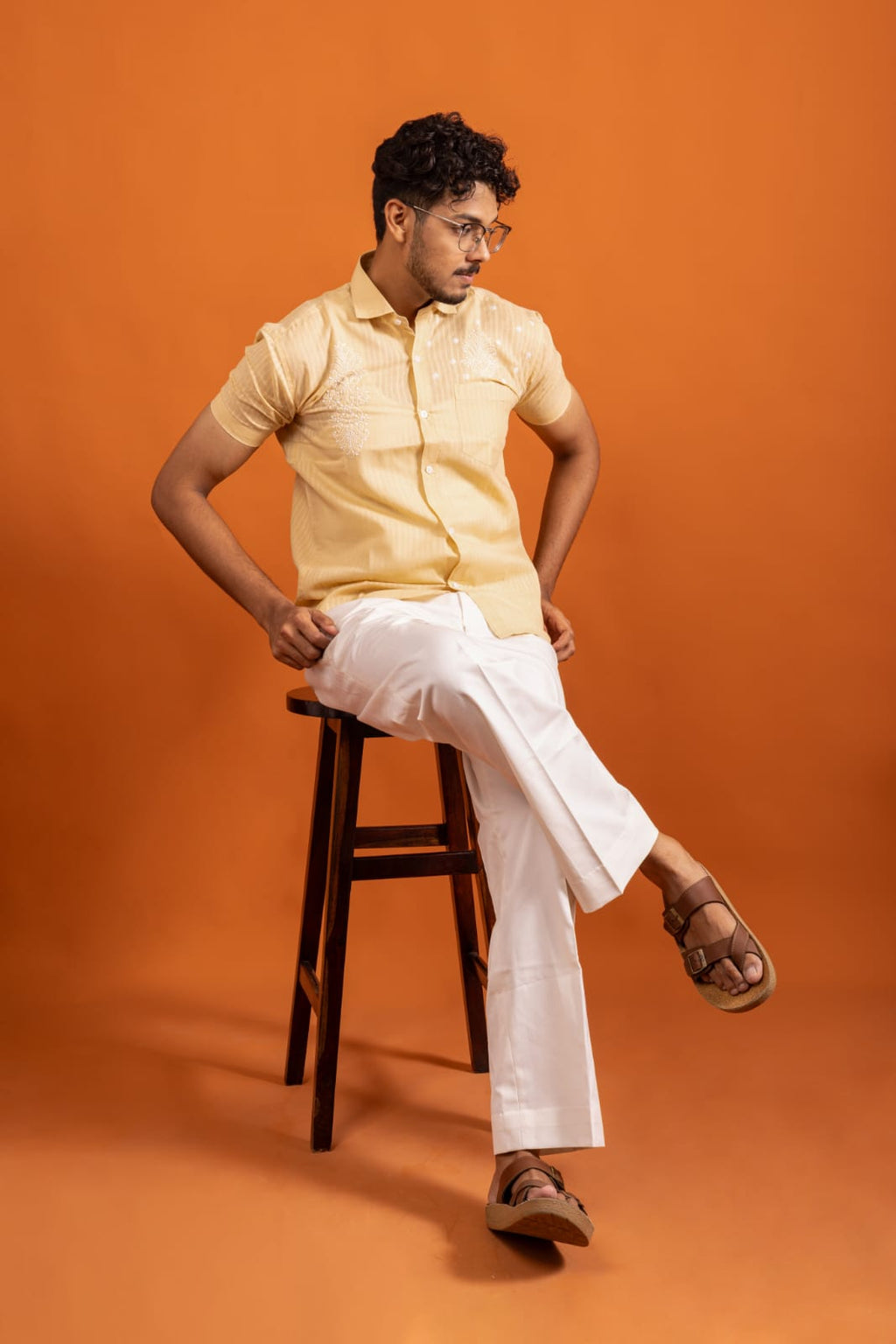 Gulzar - Men’s Chikankari Shirt