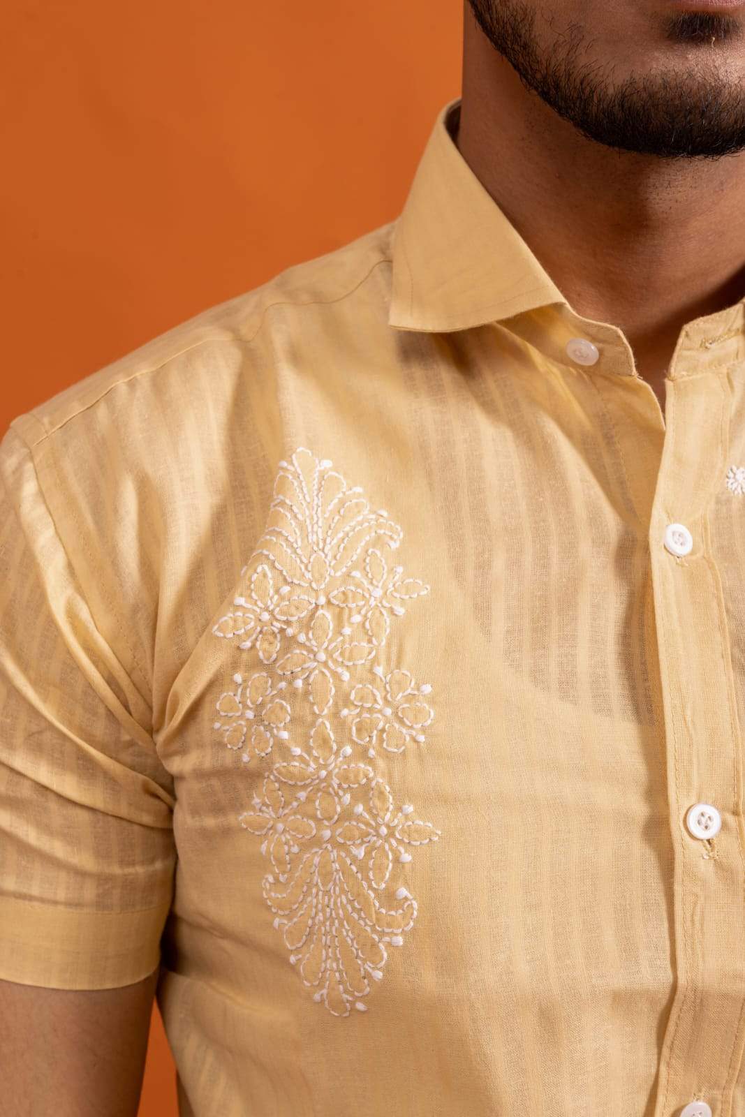 Gulzar - Men’s Chikankari Shirt