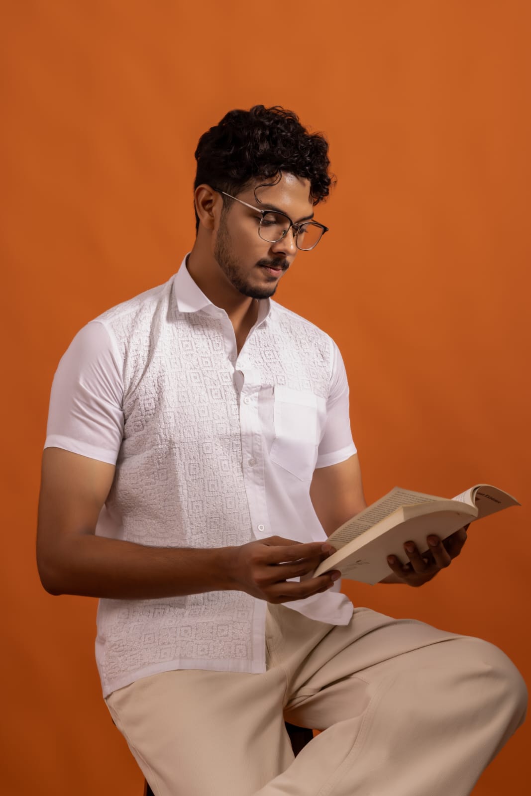 Aftab - Men’s Chikankari Shirt