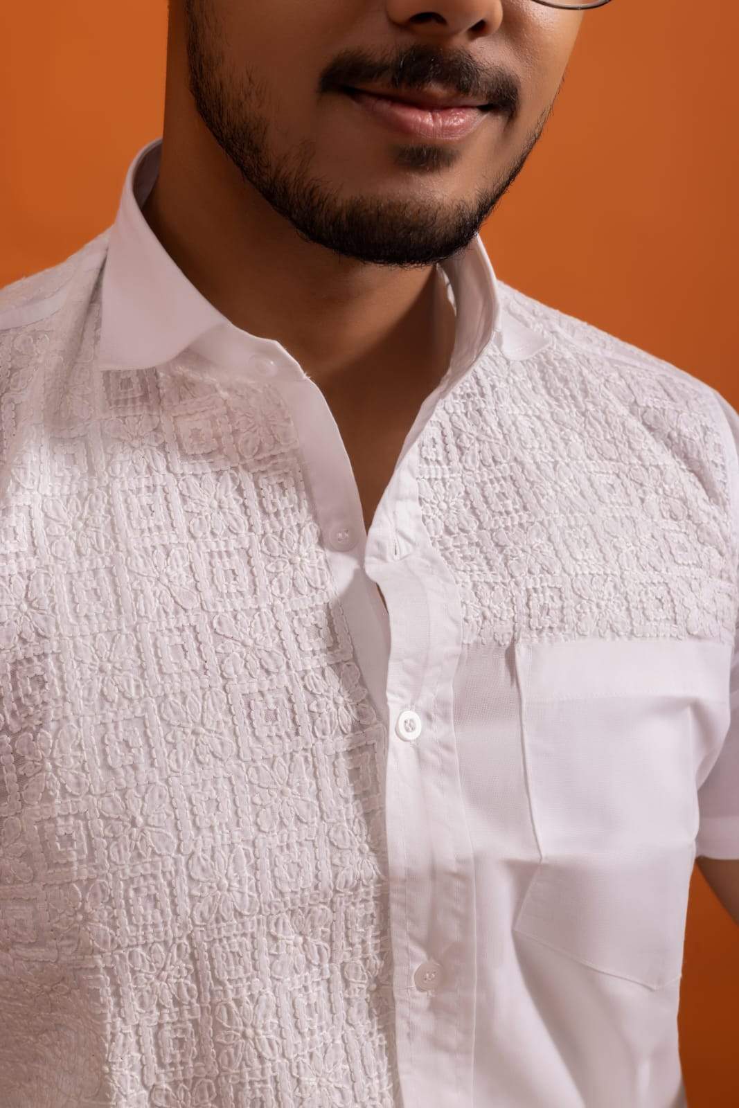Aftab - Men’s Chikankari Shirt